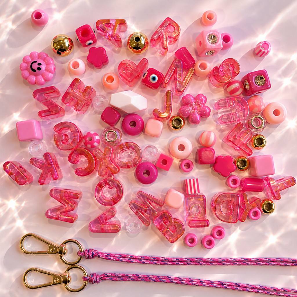 Pink Bag Charm Kit