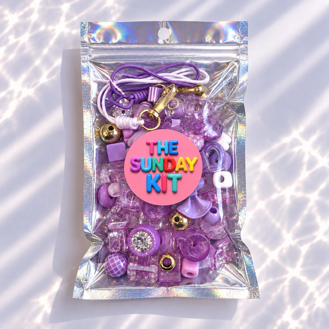 Purple Bag Charm Kit