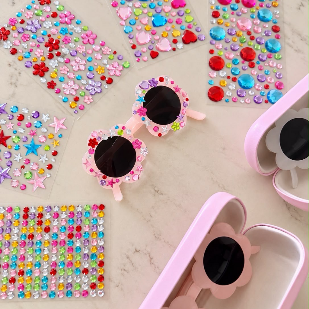 Kid's DIY Bedazzle Pink Sunglass Kit
