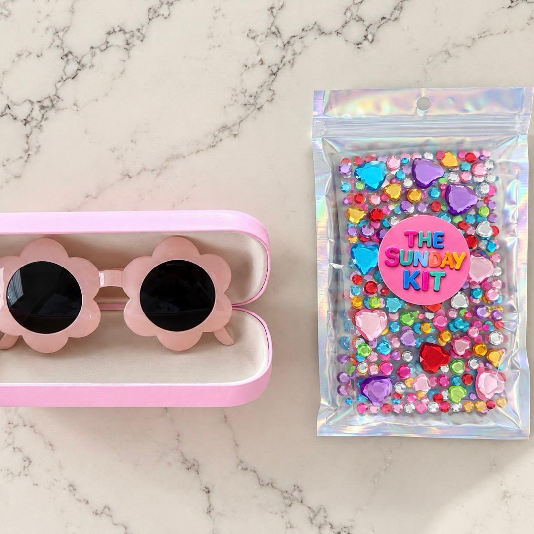 Kid's DIY Bedazzle Pink Sunglass Kit